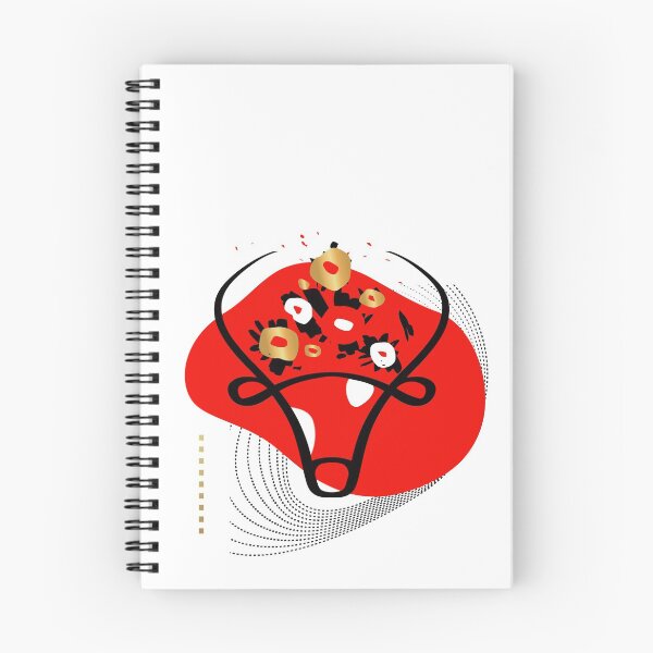 Item preview, Bull head illustration. 2021. Happy new year designed and sold by Zolotinka.