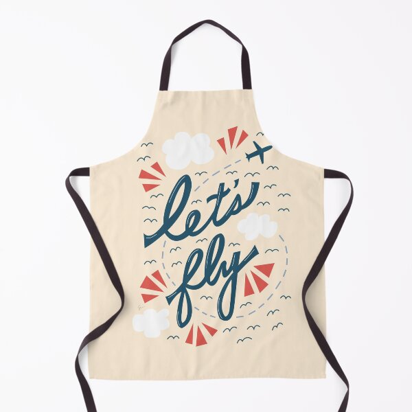 Item preview, Let's Fly Wanderlust Travel Hand Lettering designed and sold by Lyman Creative Co..