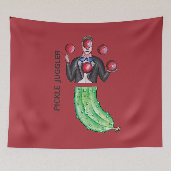 Item preview, PICKLE JUGGLER by FrankenDuo fire red designed and sold by FrankenDuo.
