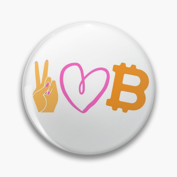 Item preview, Peace Love Bitcoin designed and sold by rhicha.
