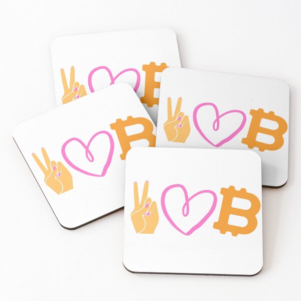 Item preview, Peace Love Bitcoin designed and sold by rhicha.