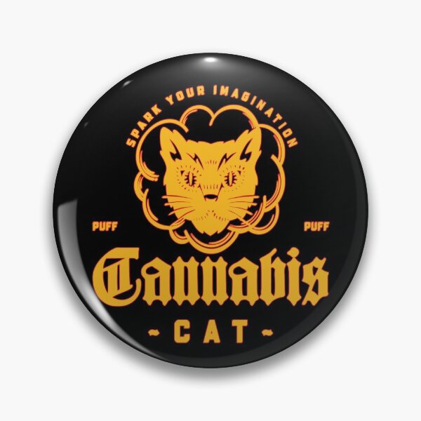 Item preview, Cannabis Strains Weed Strains - Cannabis Cat Gold designed and sold by Coder-T.