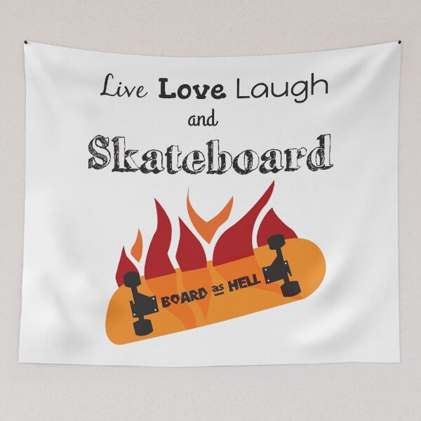 Item preview, Live Love Laugh And Skateboard designed and sold by 4AllTimes.