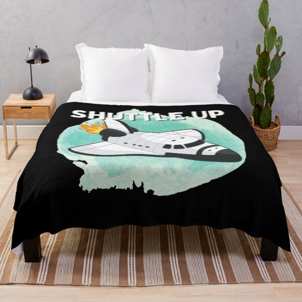 Item preview, Shuttle Up Fun Rocket Astronaut Universe Satellite designed and sold by Two Left Hands Design.