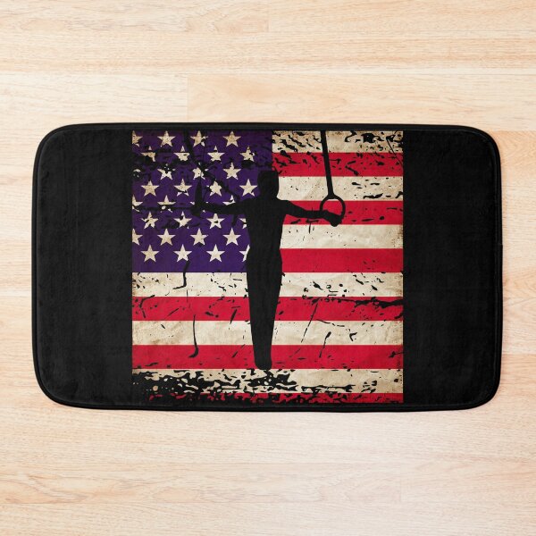 Item preview, Men's Gymnastics Iron Cross Distressed American Flag designed and sold by 4Craig.