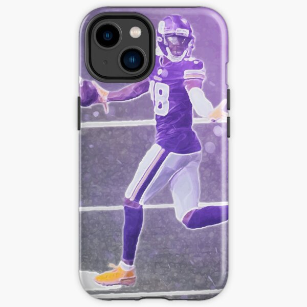 Justin Jefferson Minnesota Vikings Player Emoji Bump iPhone Case