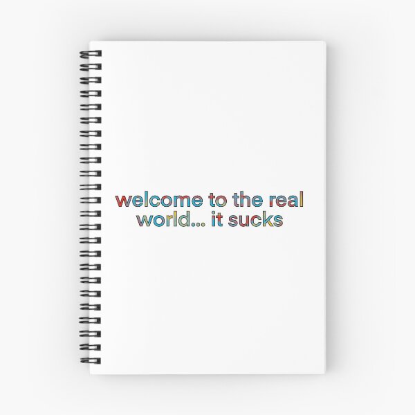 Item preview, welcome to the real world... it sucks designed and sold by dangerousfrog.