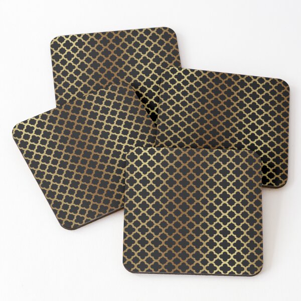 Item preview, Golden and black overlays pattern designed and sold by Erick  Tezó.