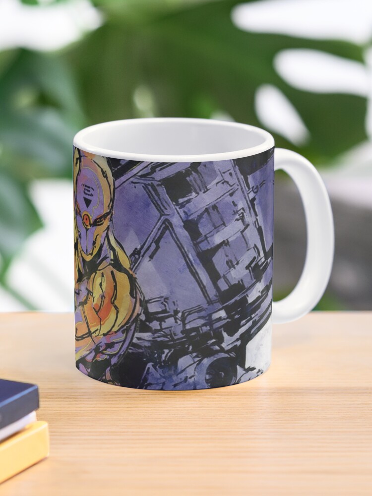 Tall Grey Mug