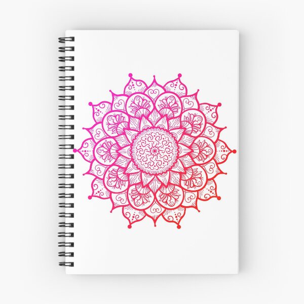 Item preview, Red Colorful Gradient Yoga Mandala - Feminine Mandala designed and sold by looklock.
