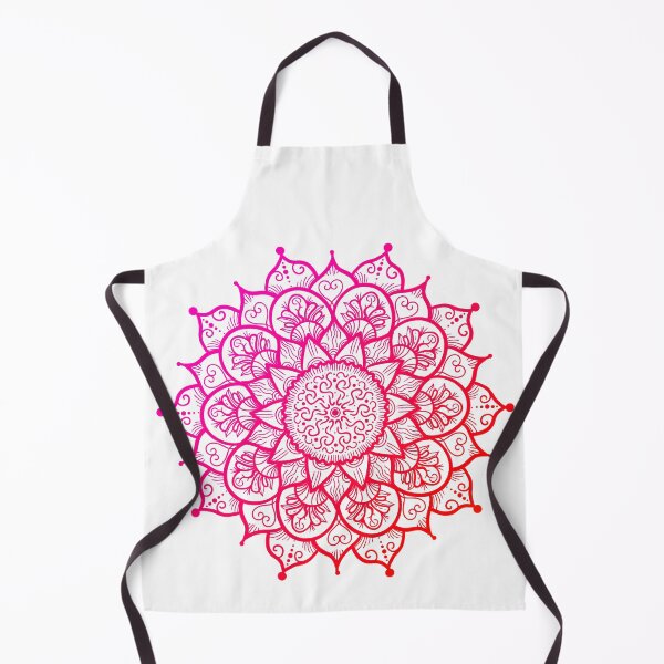 Item preview, Red Colorful Gradient Yoga Mandala - Feminine Mandala designed and sold by looklock.