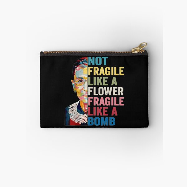 Item preview, Not Fragile Like A Flower But A Bomb Ruth Ginsburg RBG designed and sold by AlbertsRose.