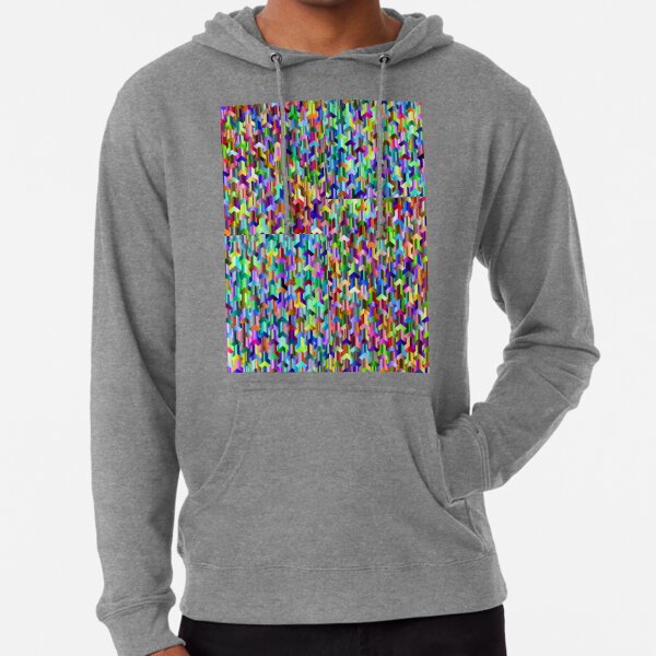 Visual Psychedelic Art, Easy Optical ILLusion Tessellation Lightweight Hoodie