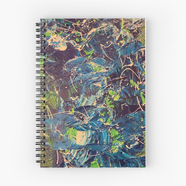 Item preview, Colourful Abstract Blue Green Painting designed and sold by Bingo Muchacho.