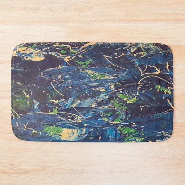 Item preview, Colourful Abstract Blue Green Painting designed and sold by Bingo Muchacho.
