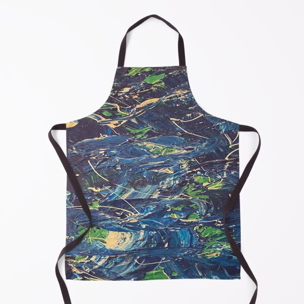 Item preview, Colourful Abstract Blue Green Painting designed and sold by Bingo Muchacho.