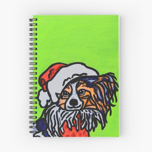Item preview, Papillon Dog Santa designed and sold by Amanda A. Anthony.