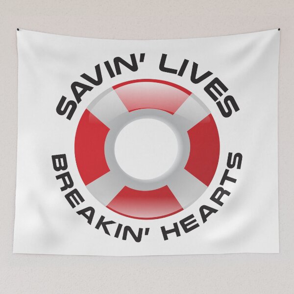 Item preview, Savin' Lives, Breakin' Hearts - Lifeguard designed and sold by 4AllTimes.
