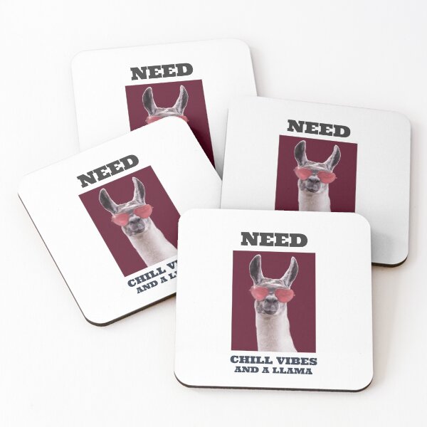 Item preview, Need chill vibes and a llama- llama wearing sexy colorful shades designed and sold by josephsteez.