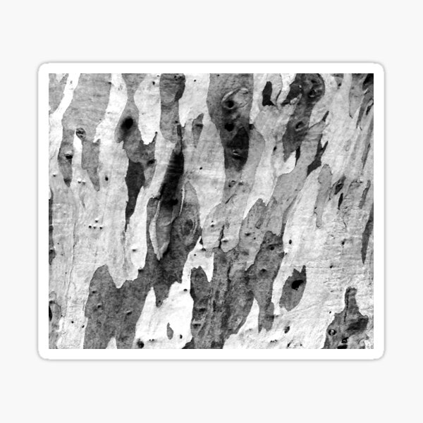 Eucalyptus Bark - Monochrome Sticker