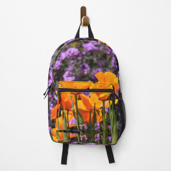 Item preview, Poppies And Purple Lantana designed and sold by Lynda Anne Williams.