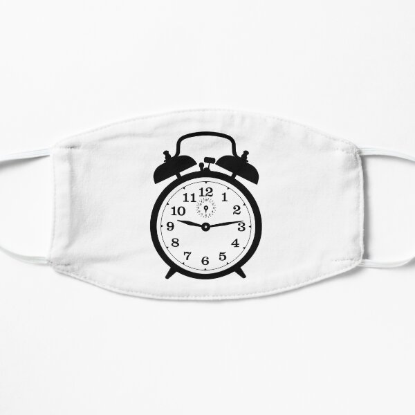 Alarm Clock Flat Mask