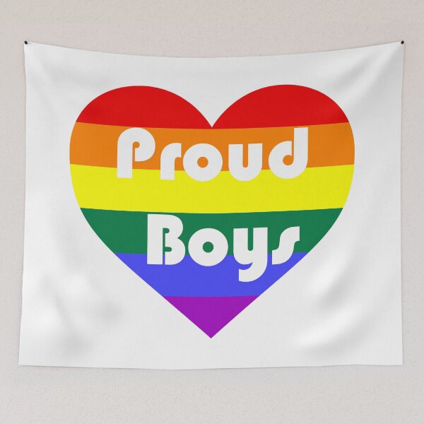 Item preview, Proud Boys Rainbow Love not Hate designed and sold by citrusapple.