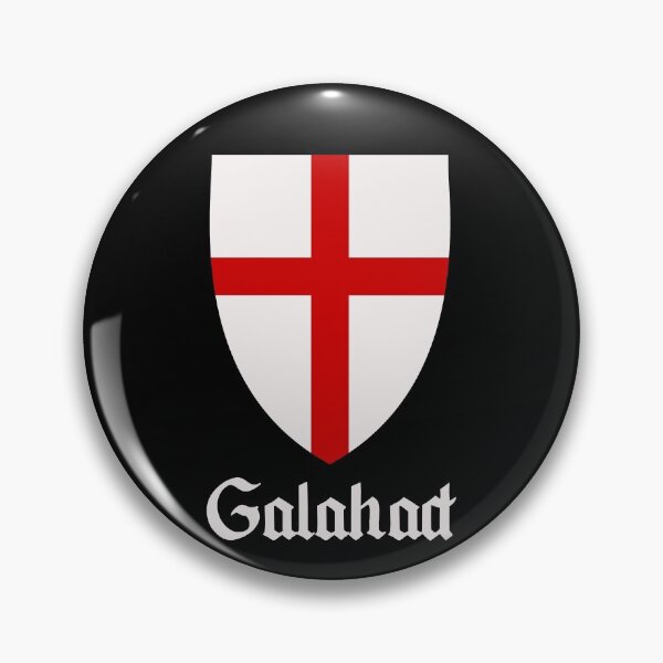 Item preview, La heráldica de Sir Galahad - con nombre designed and sold by ScapegoatPrints.