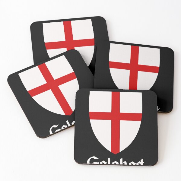 Item preview, The Heraldry of Sir Galahad- with Name designed and sold by ScapegoatPrints.