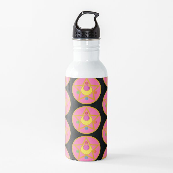 Crescent Moon Star Brooch Water Bottle