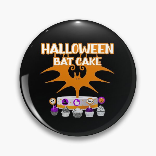 Item preview, Halloween bat cake, dark party, spooky event, pumpkin designed and sold by Cristian Stefan.