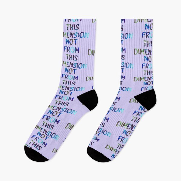 Item preview, Not From This Dimension Glitch Art Trippy Quote designed and sold by raspberry-tea.