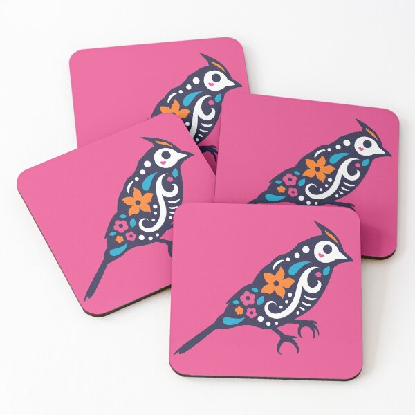 Item preview, Colorful Day of the Dead Pet Bird | Dia de los Muertos Pájaro designed and sold by SLAG-Creative.