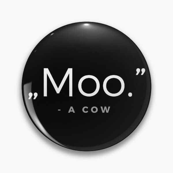 Item preview, Moo. - an inspiring cow quote designed and sold by ubaDesigns.
