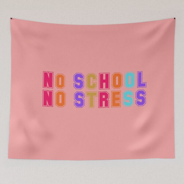 Item preview, No School No Stress Design Text designed and sold by Aiolin.