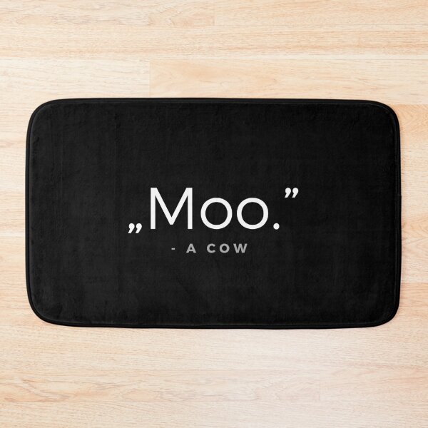 Item preview, Moo. - an inspiring cow quote designed and sold by ubaDesigns.