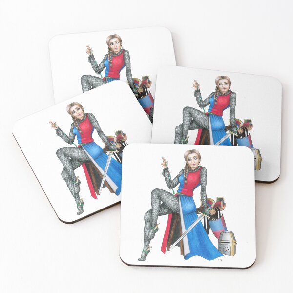 Item preview, Crusades Chick Pin Up Girl designed and sold by Claudia-dslr.
