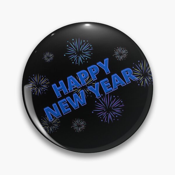 Item preview, Happy New Year - Blue Fireworks designed and sold by MrRoccoBlue.