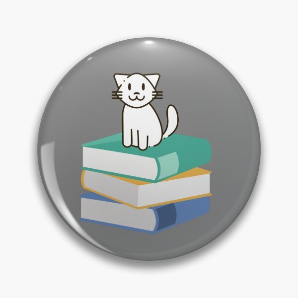 Item preview, Cat Books Love designed and sold by Kirumi Designs.