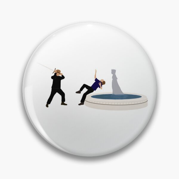 Item preview, Jaron & Roden's Fountain Battle designed and sold by RockyCreekArt.