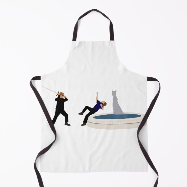 Item preview, Jaron & Roden's Fountain Battle designed and sold by RockyCreekArt.