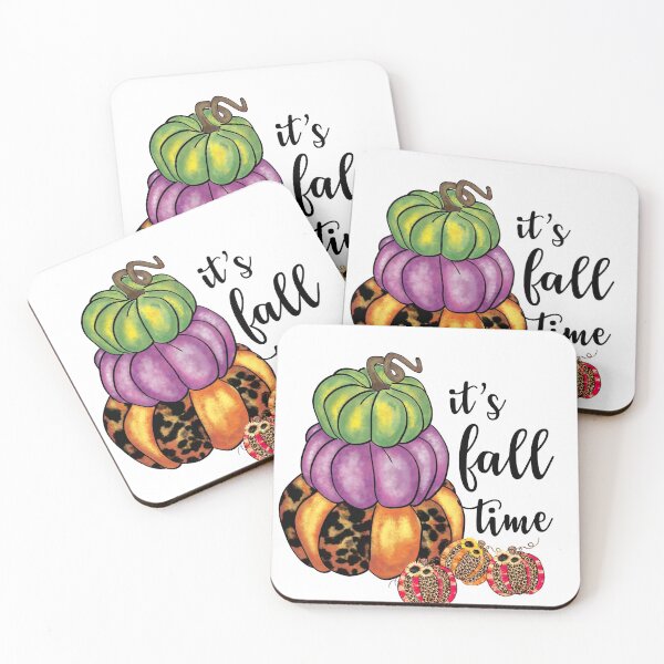 Item preview, Its fall time design with purple orange,green  pumpkins and leopard  design graphics.  designed and sold by Moussa  Sussi.