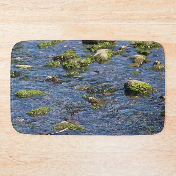 Item preview, mossy rocks on the river designed and sold by Bobtherandomcat.
