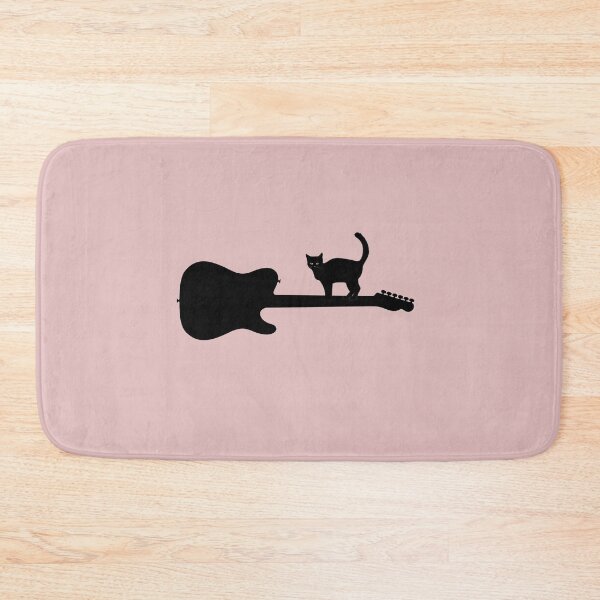Item preview, Cat on Guitar designed and sold by Kirumi Designs.
