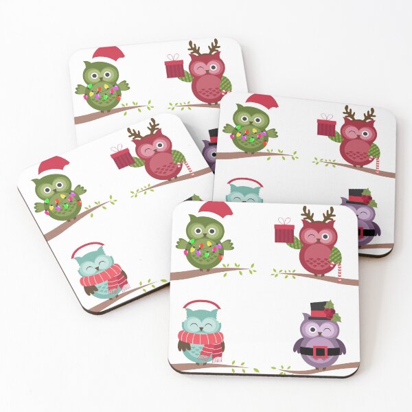 Item preview, Christmas Owls designed and sold by KawaiiGlobal.