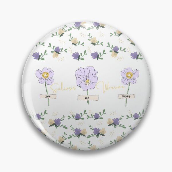 Item preview, Floral Scoliosis Warrior  Card designed and sold by hopescoliosis.