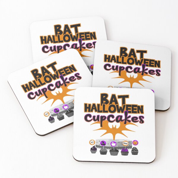 Item preview, Bat Halloween Cupcakes, dark party, spooky event, pumpkin designed and sold by Cristian Stefan.