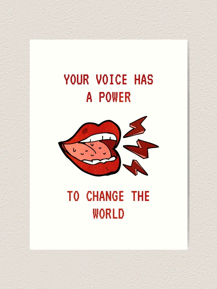 Social Justice “Every Voice Heard” Risograph Poster Social Justice “Every Voice Heard” Risograph Poster