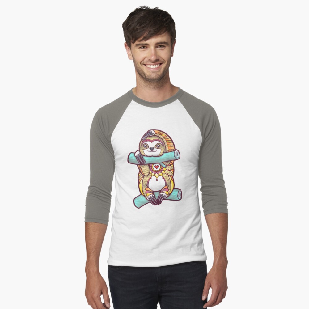 Item preview, Baseball ¾ Sleeve T-Shirt designed and sold by Theysaurus.