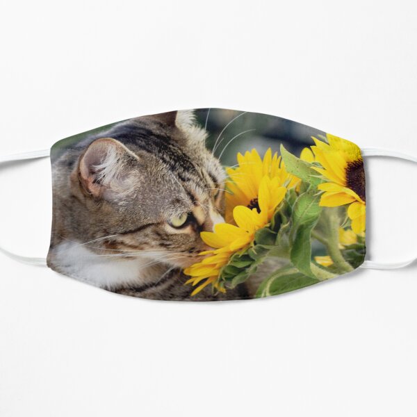 Stop And Smell The Flowers Flat Mask